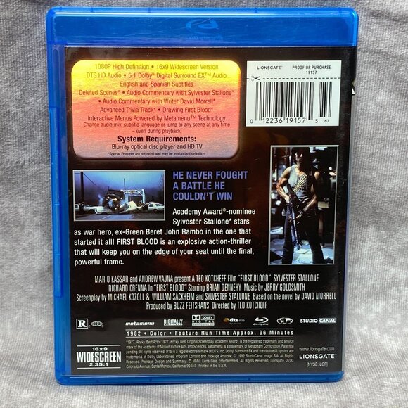 "Stallone First Blood" & "Stallone Rambo" Blu-Ray Set - Picture 4 of 7